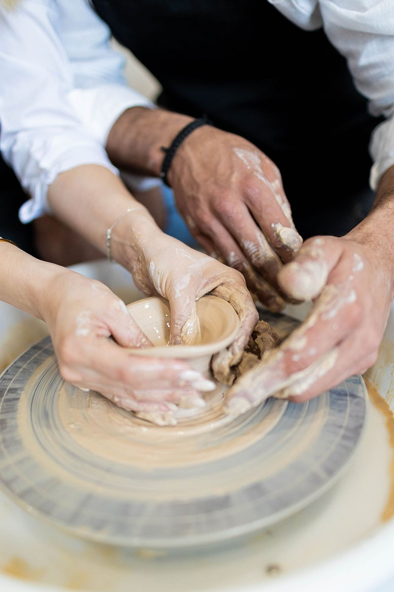 Семейные истории в гончарной мастерской. Детский и семейный фотограф Домодедово