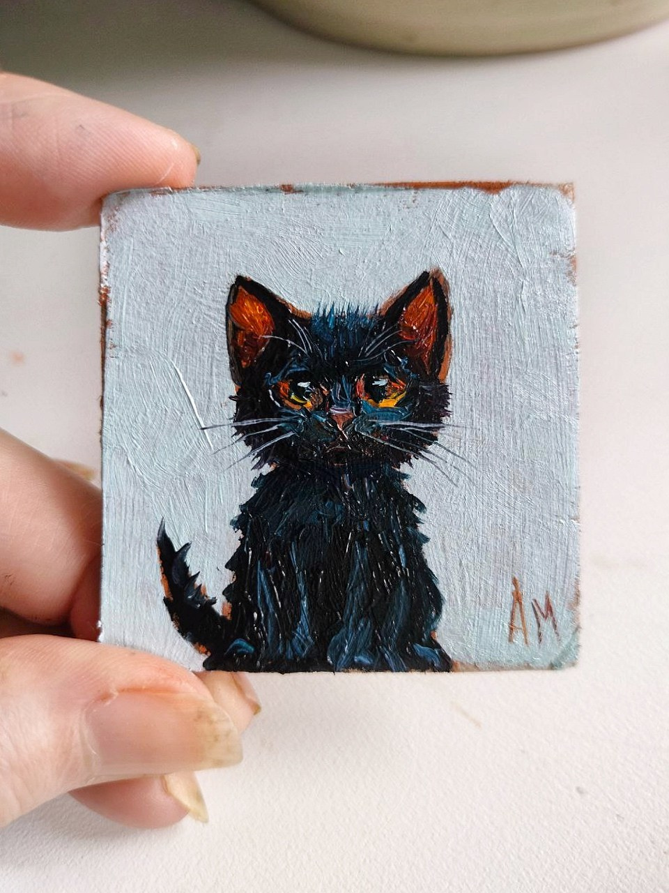 Небольшие картины маслом на холсте — купить в Саратове. Галерея миниатюр Алёны Мосиной. Купить картину в Саратове — Художник Алёна Мосина