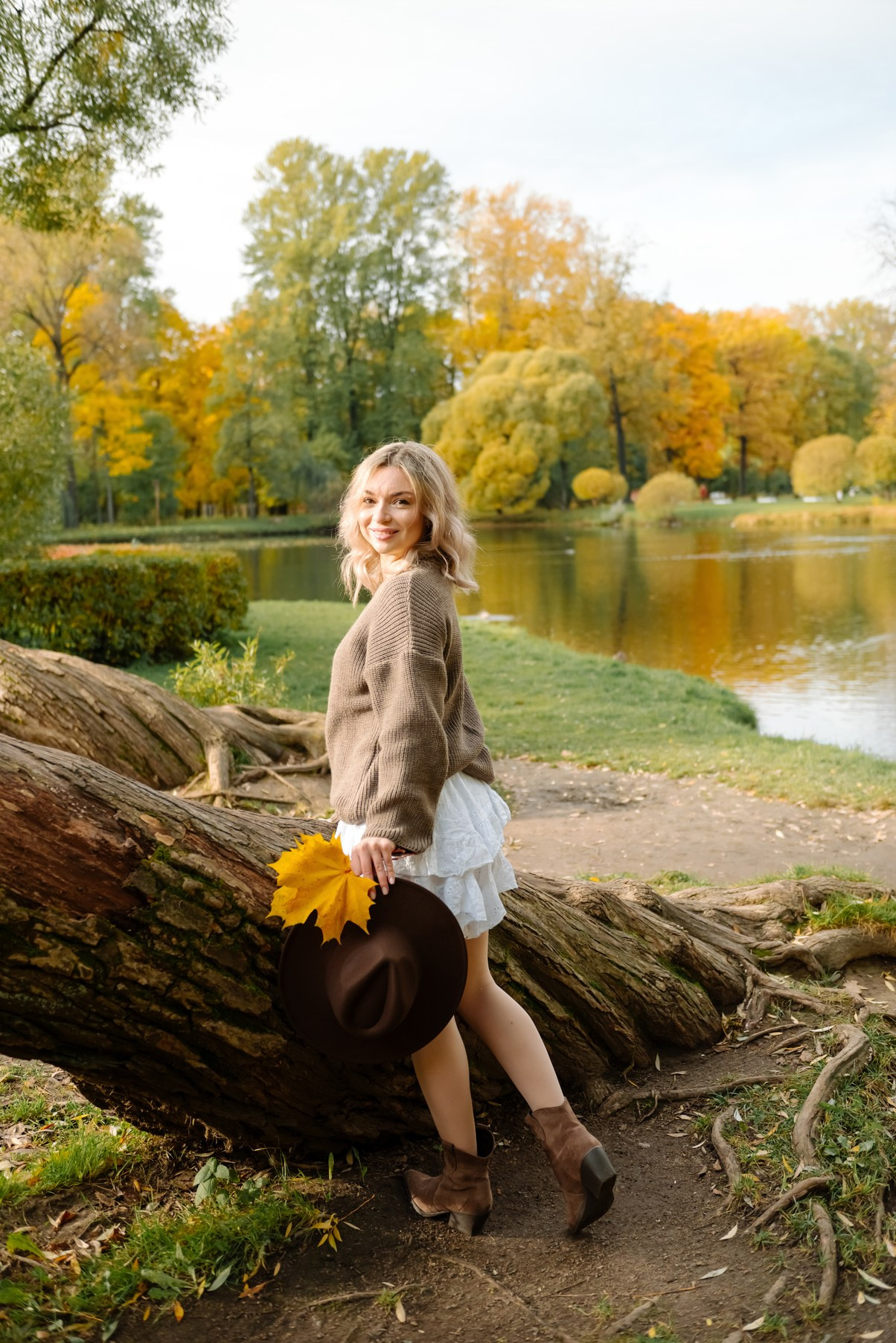 Осенняя фотосессия в Питере парк Екатерингоф. Свадебный и сеейный фотограф в Санкт-Петербурге Елена Худякова