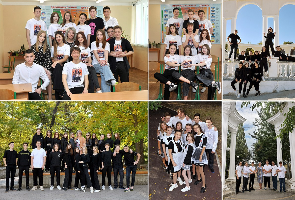 Альбом для 11х классов с детскими фотографиями. Школьный фотограф в городе Евпатория Игорь Николаевич