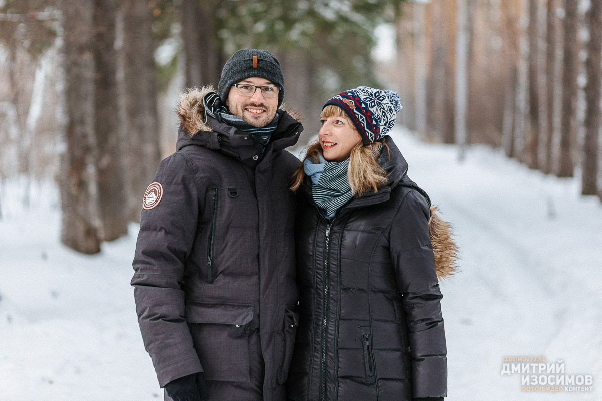 Семейная новогодняя фотосессия