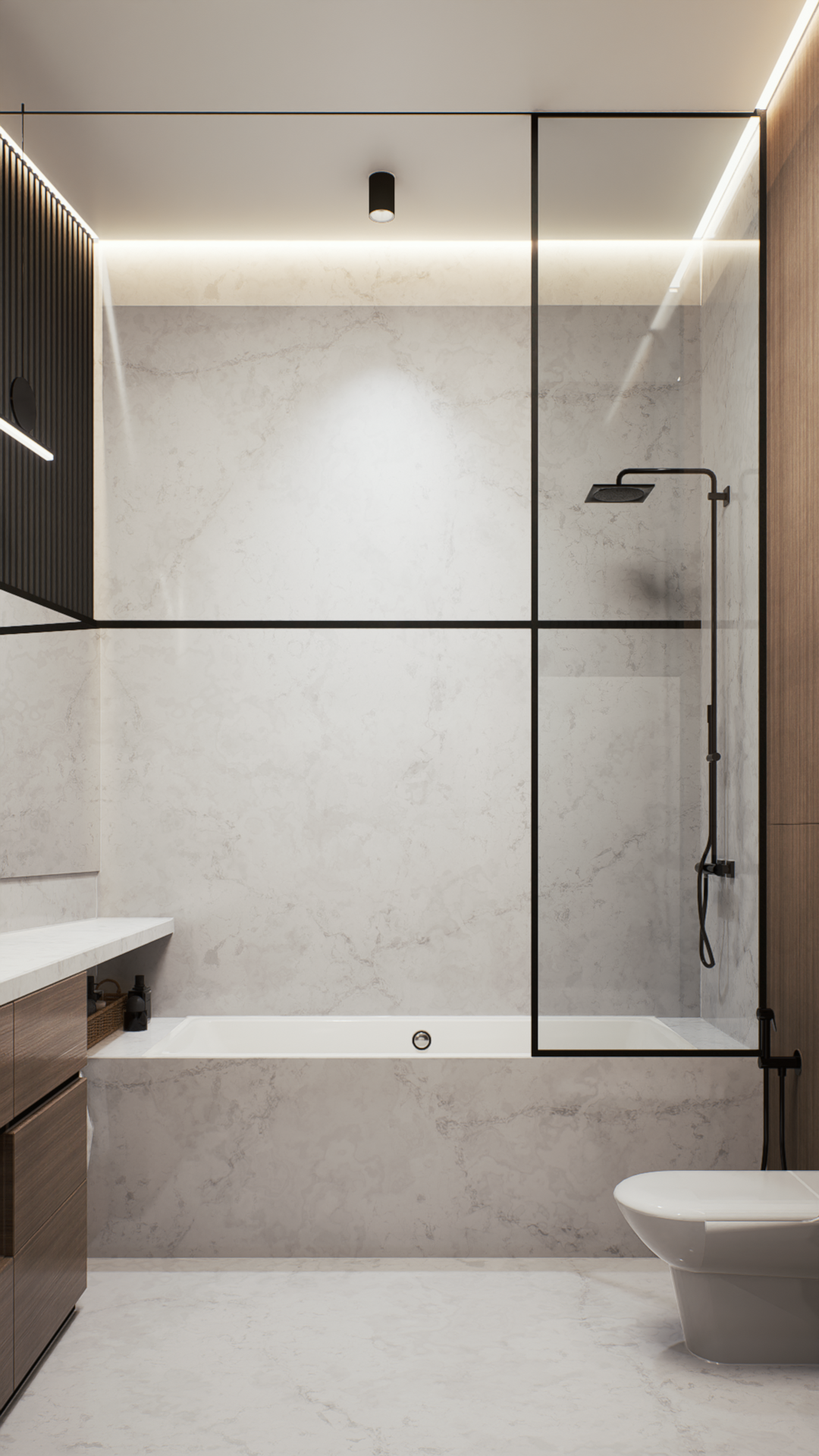 Санузел в стиле минимализм. Александра Койтова — Архитектор малоэтажных зданий в Новосибирске