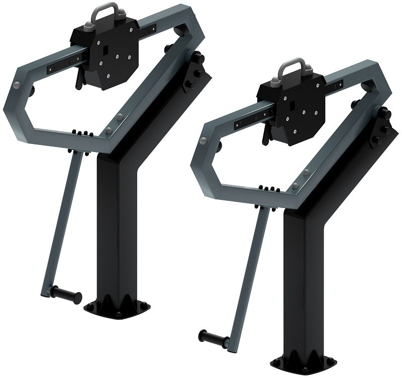 Приседания (серый) - Уличный тренажер - СТ 025-13.П Габариты (ШхДхВ): 1180х1120х1320 Зона безопасности, мм: 2000х2000 Оборудование предназначено для подростков в возрасте от 14 лет и взрослых, весом не более 100 кг.