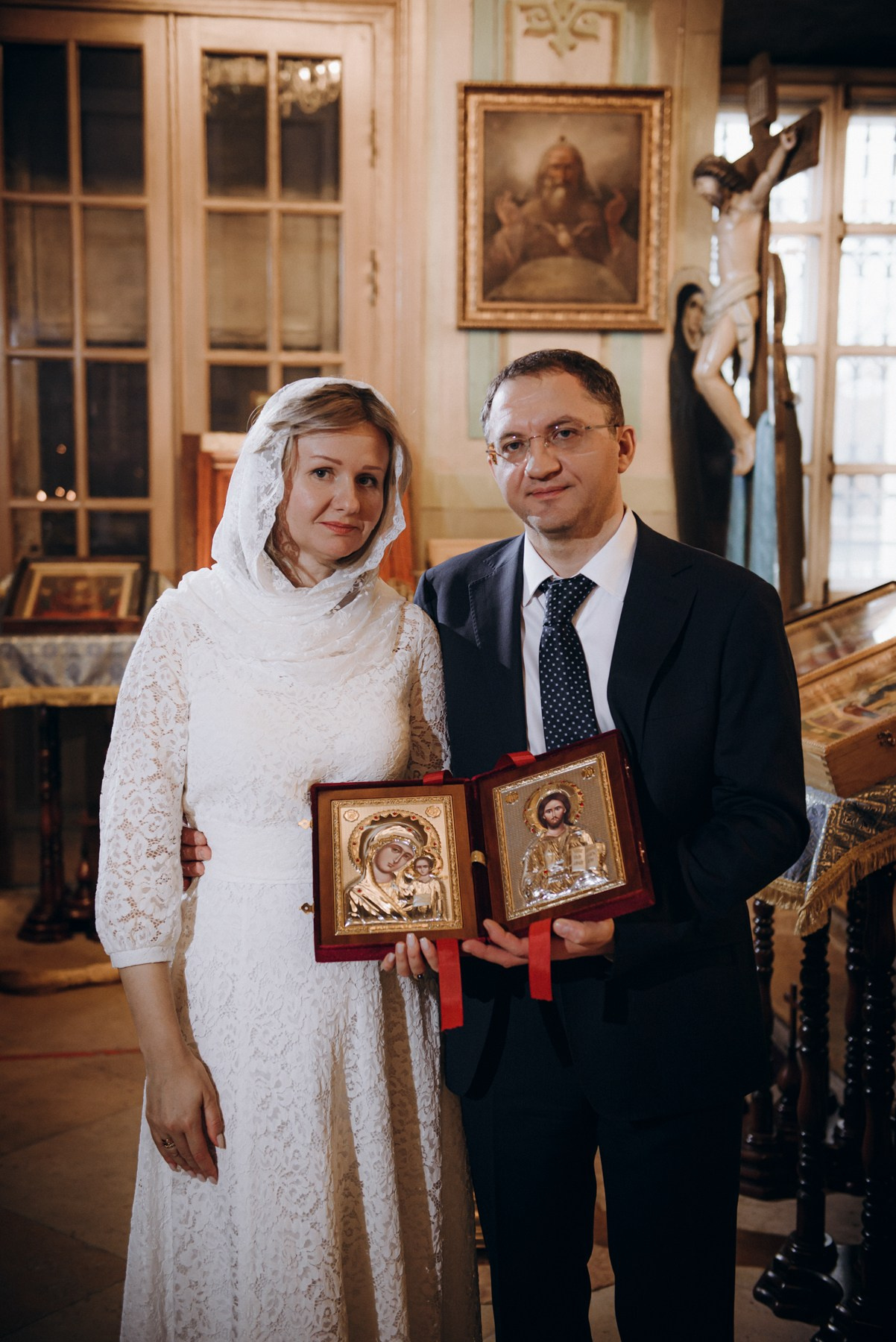 Алексей и Екатерина. Венчание. Фотограф Алексин, Тула