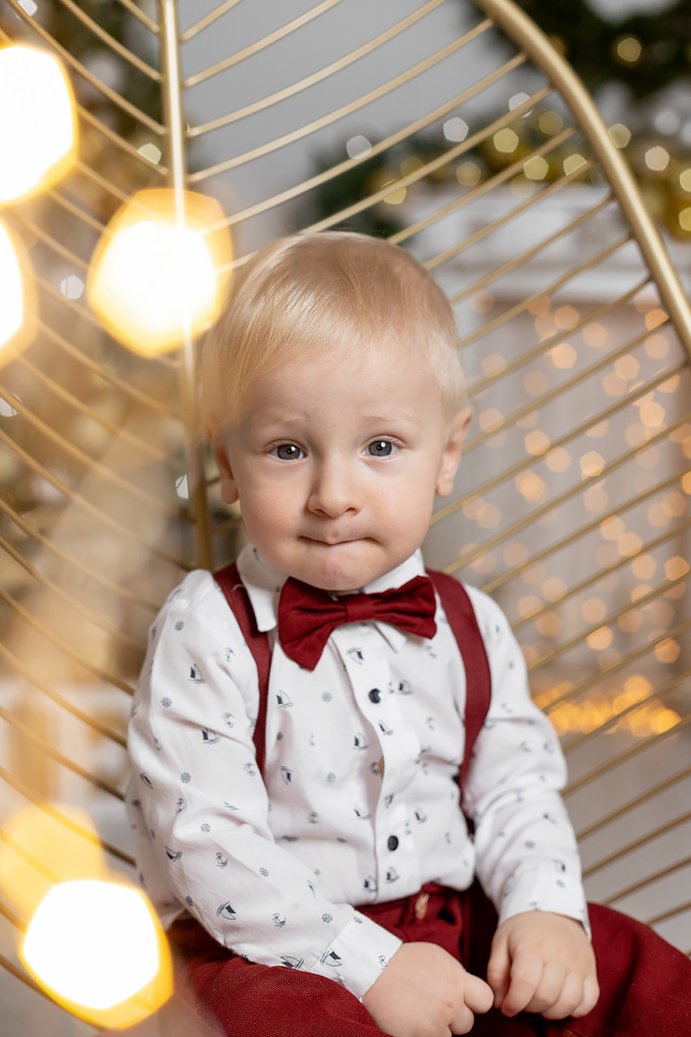 Кемаль в студии, 1 годик. Семейный и свадебный фотограф в Перми