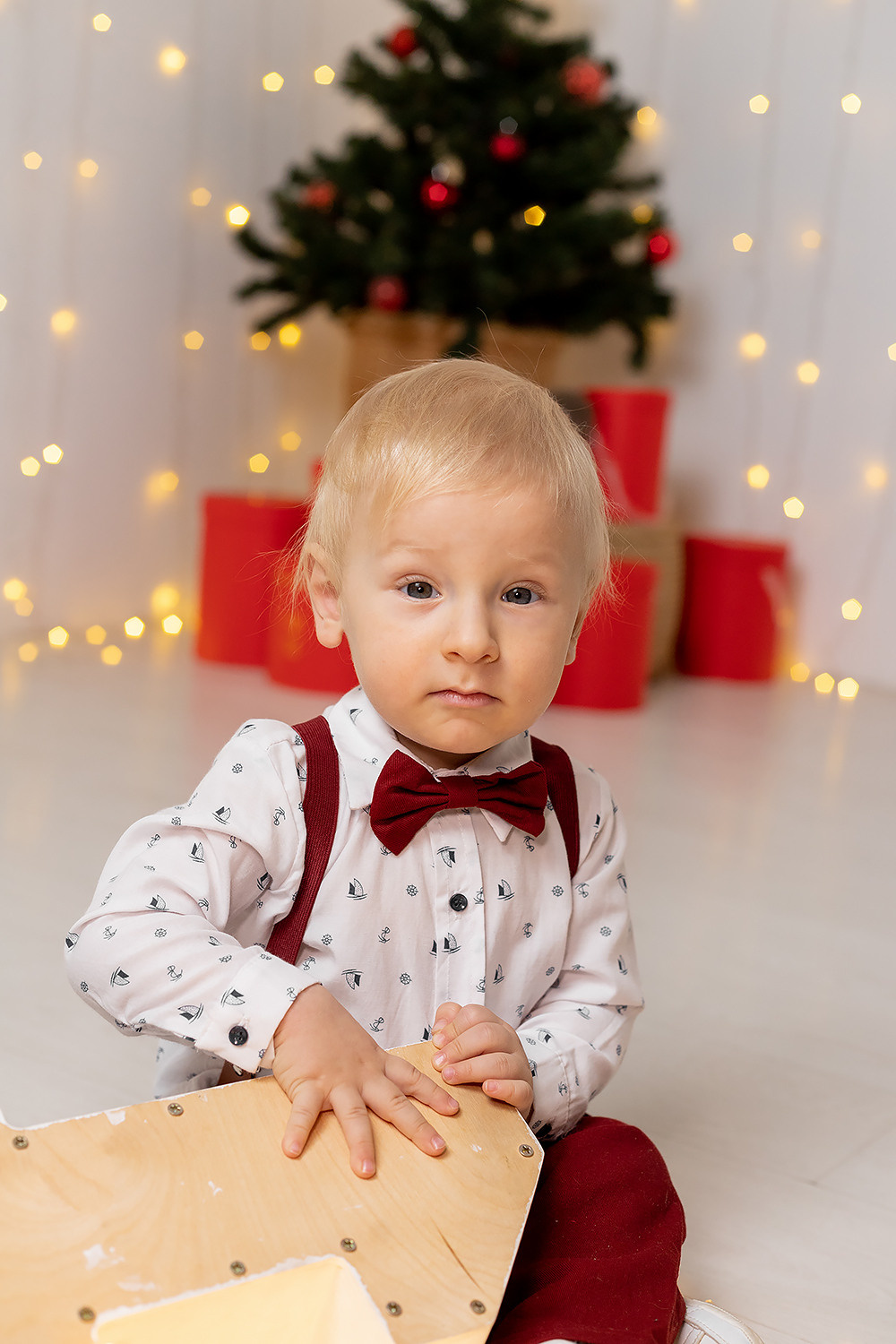 Кемаль в студии, 1 годик. Семейный и свадебный фотограф в Перми