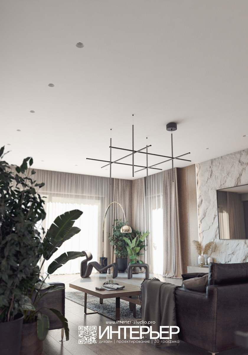 Сергей дом ст. Суворовская. Исправления по гостиной. Дизайн интерьера, 3D визуализация и 3D моделирование. Создание проектов и чертежей. КМВ: Кисловодск, Пятигорск, Ессентуки и удаленно