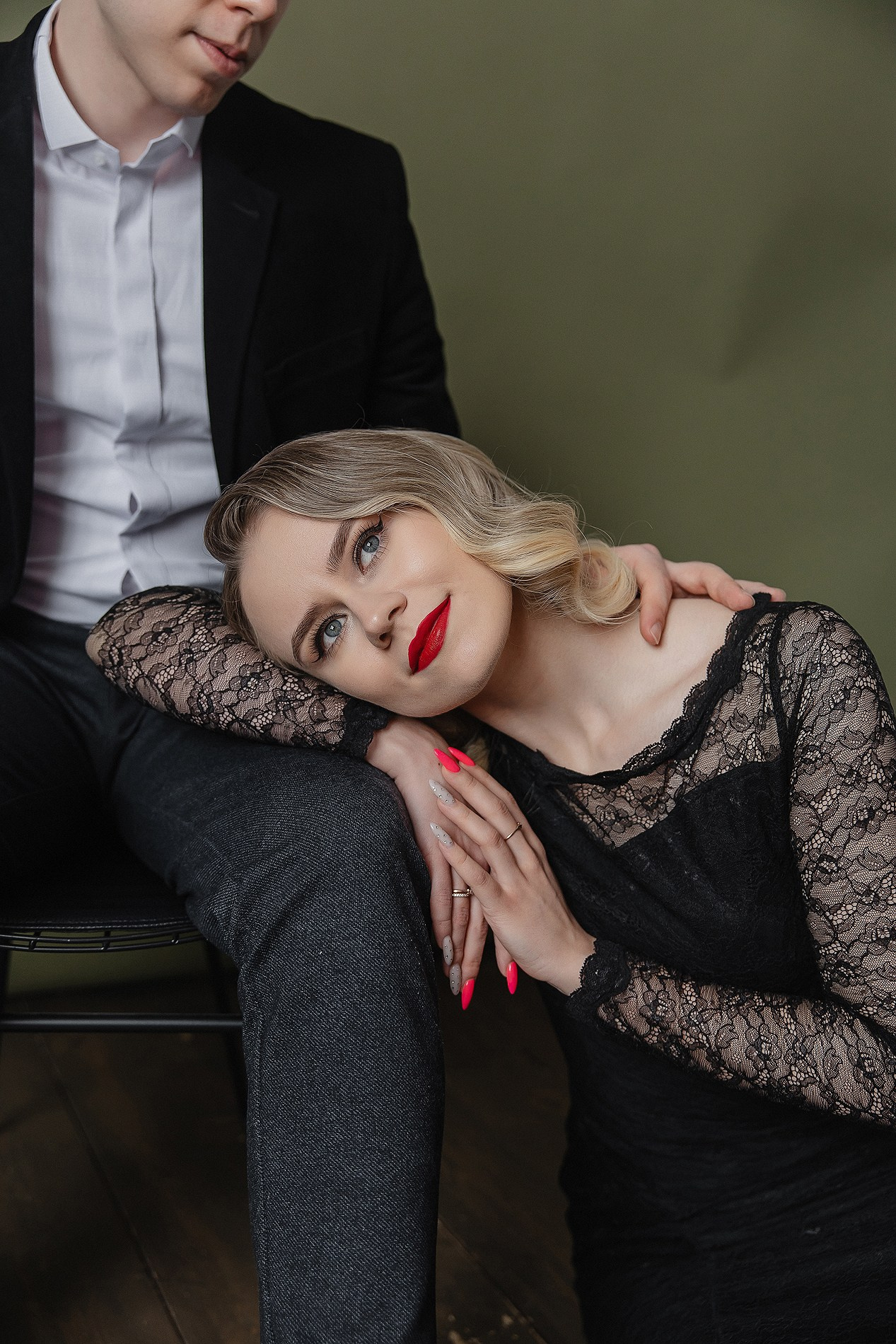 Love story в студии. Фотограф Олеся Жомер