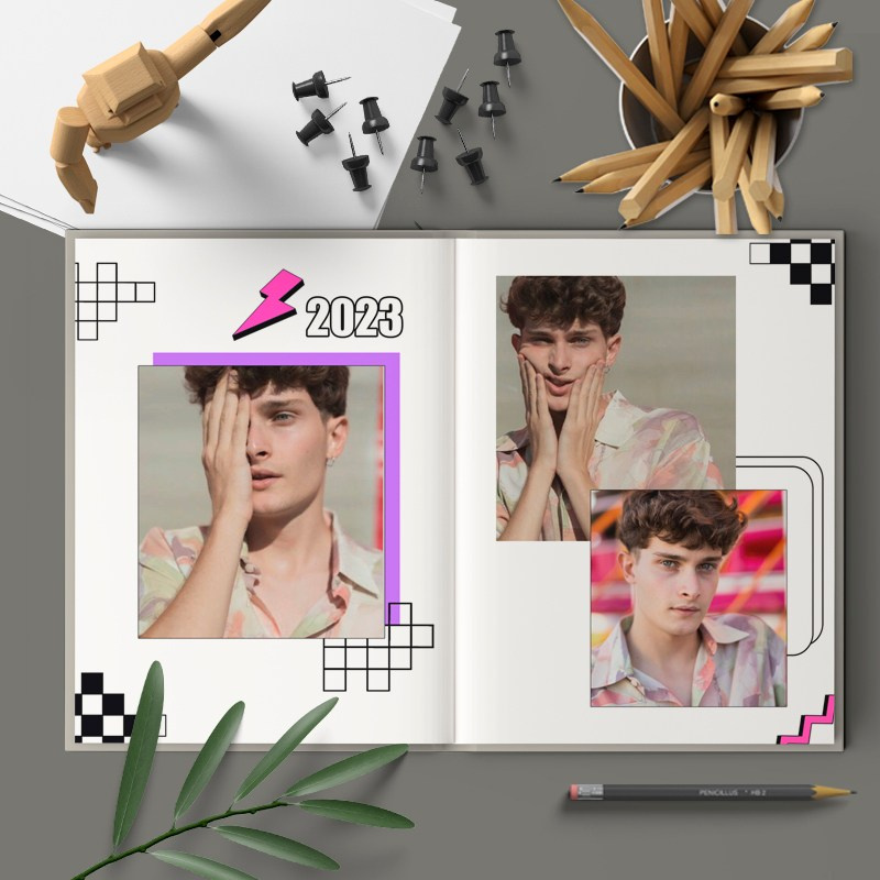 Альбом до 30 разворотов для 9 и 11 класса. Школьный фотограф Троицк