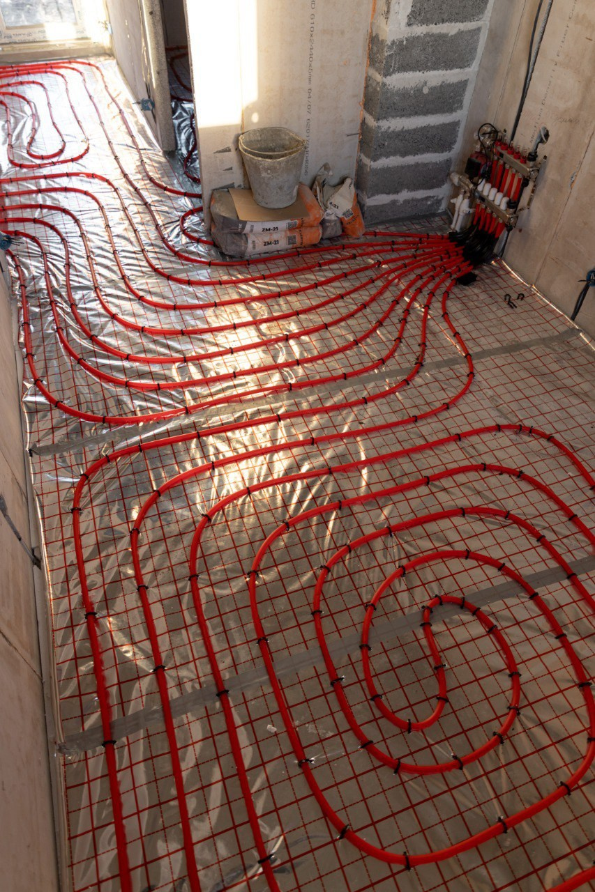 1-этажный дом в п.Шоссейное. Монтаж отопления в Калининграде | Балтийский сантехник