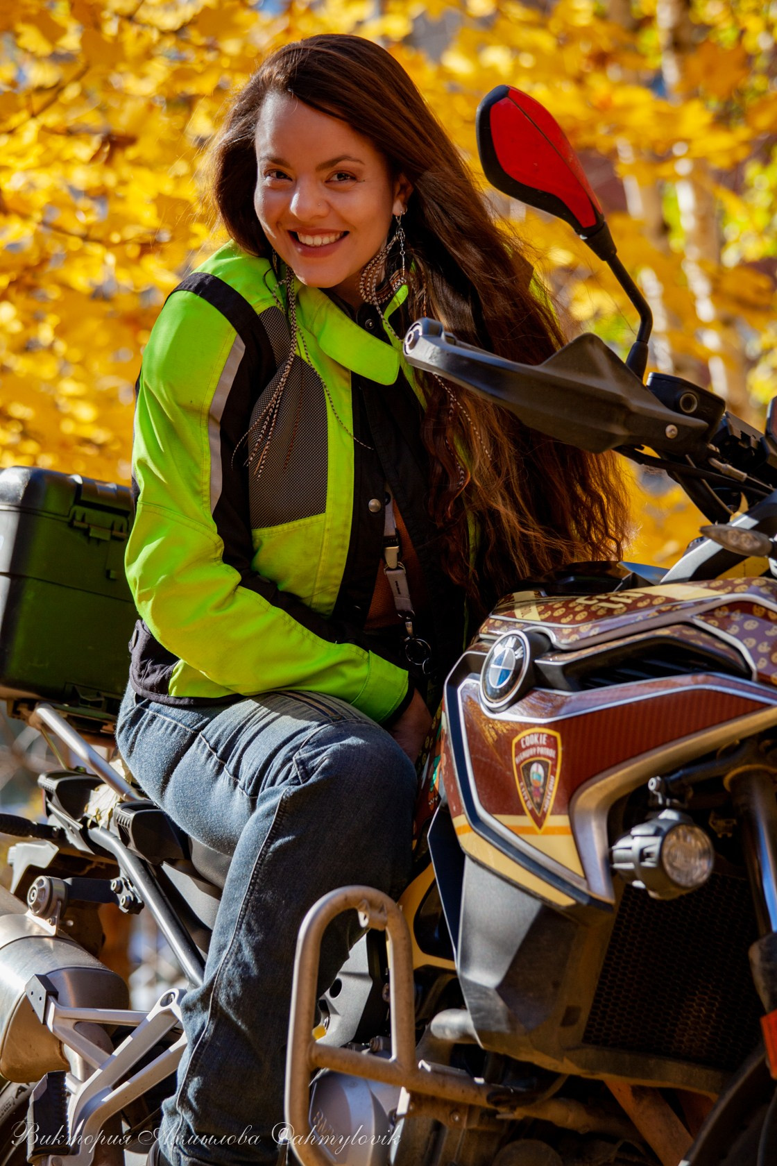 Маша Печенька (BMW GS1200). Виктория Ахмылова. Фотограф в Москве
