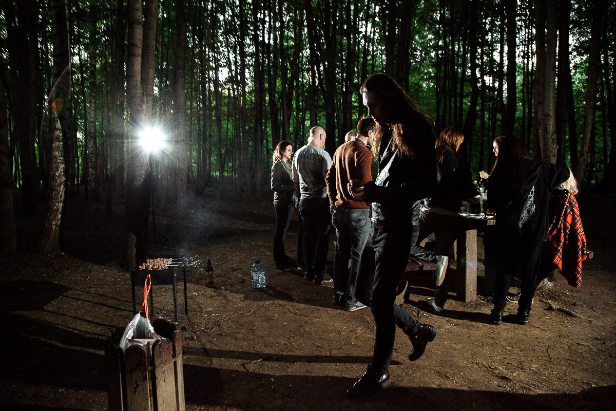 Москва, Лес, Свадьба. Свадебный фотограф Юлия Логинова