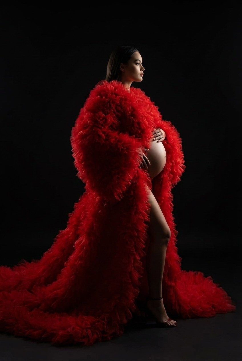 Шуба из фатина. Размер универсальный