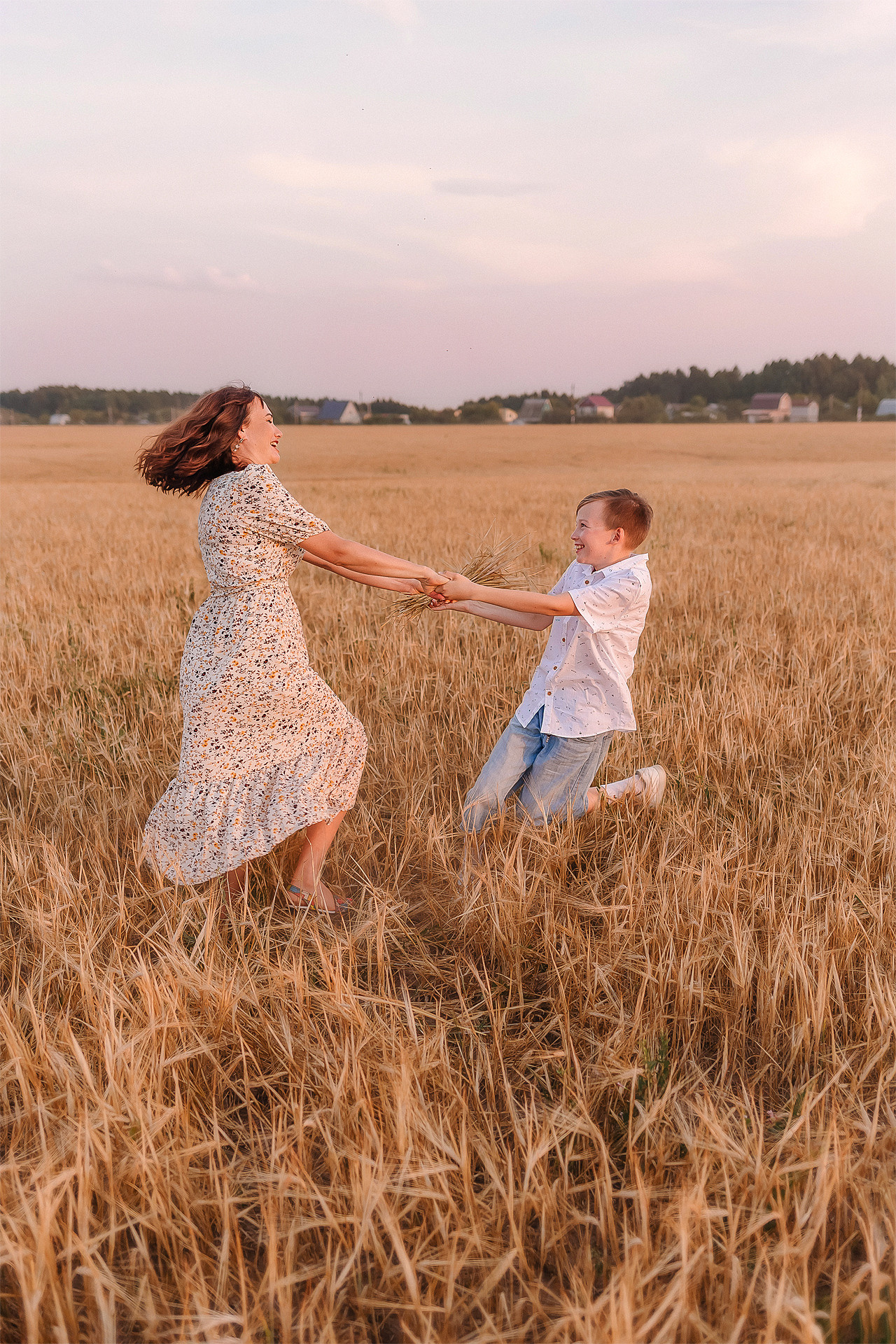 Семейная фотосессия на природе. Фотограф в Чебоксарах Ситулина Наталья