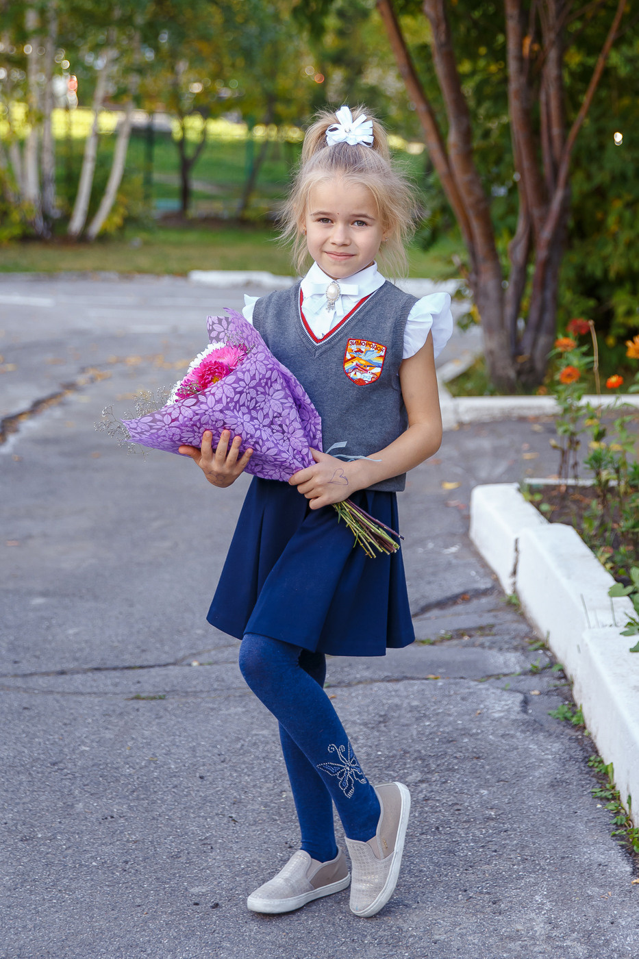 Фото на улице для 1 класса. Выпускные альбомы в школе и детском саду