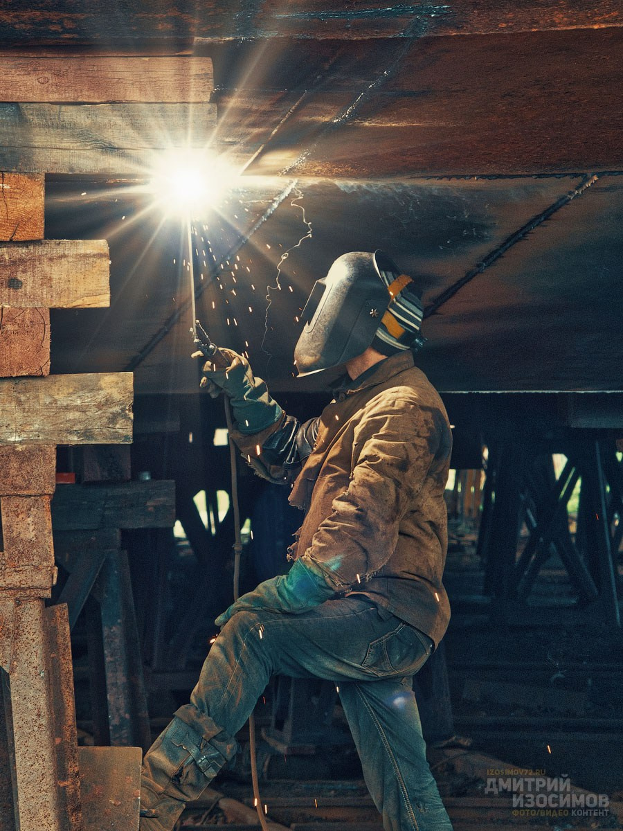 Съёмка на производстве