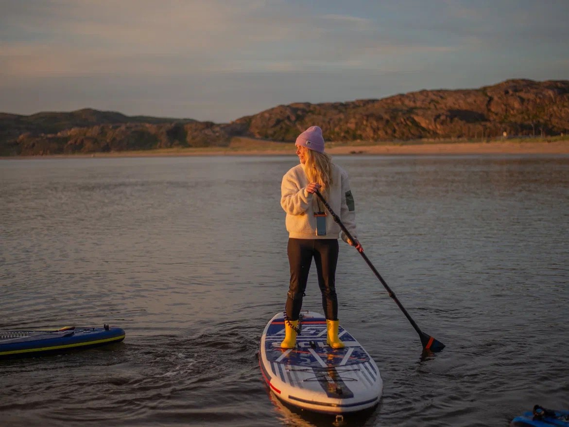 SUP на закате. Abakumova Viktoria
