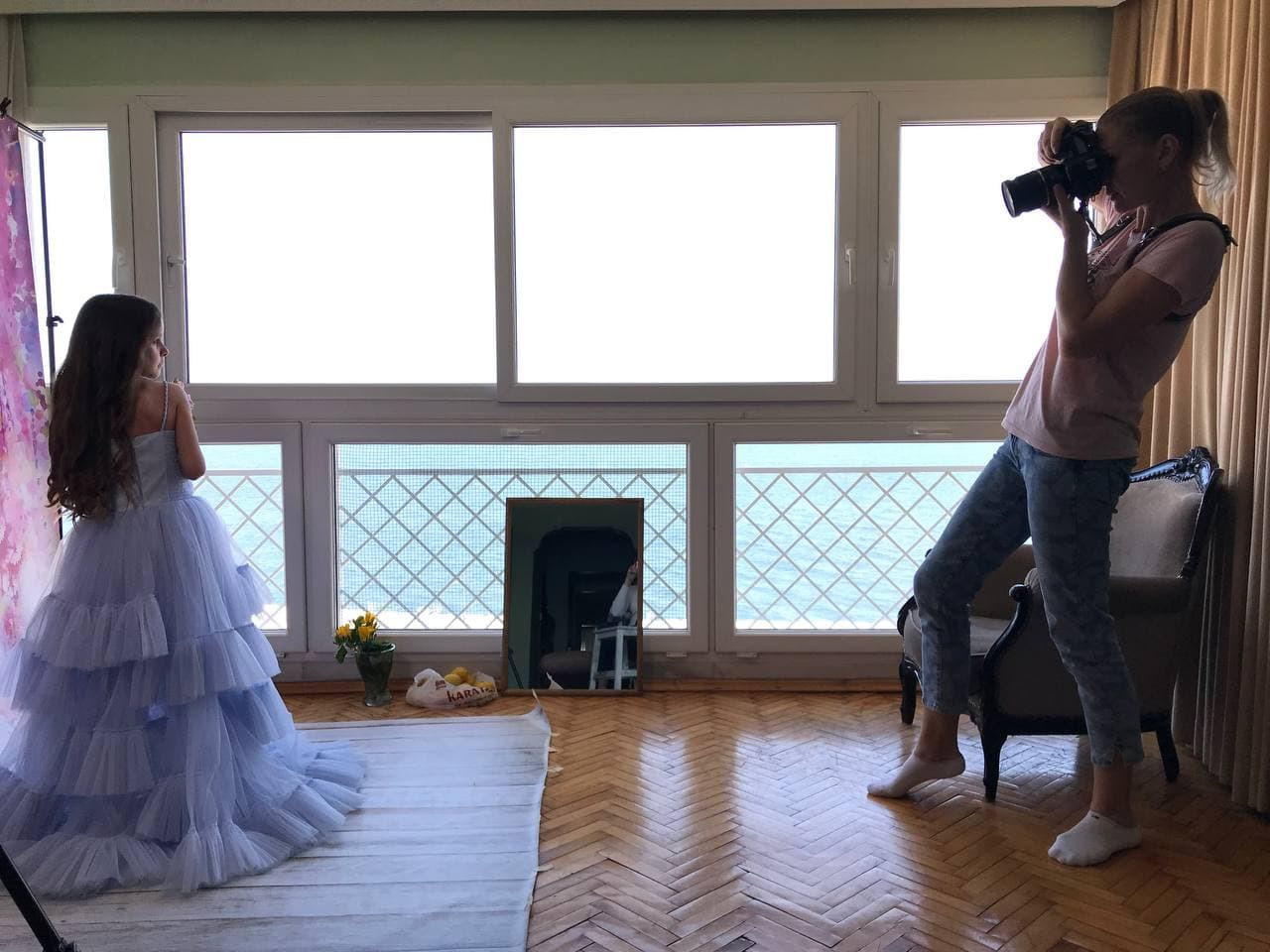 Backstage. Professional family and children’s photographer in Izmir Irina Eron