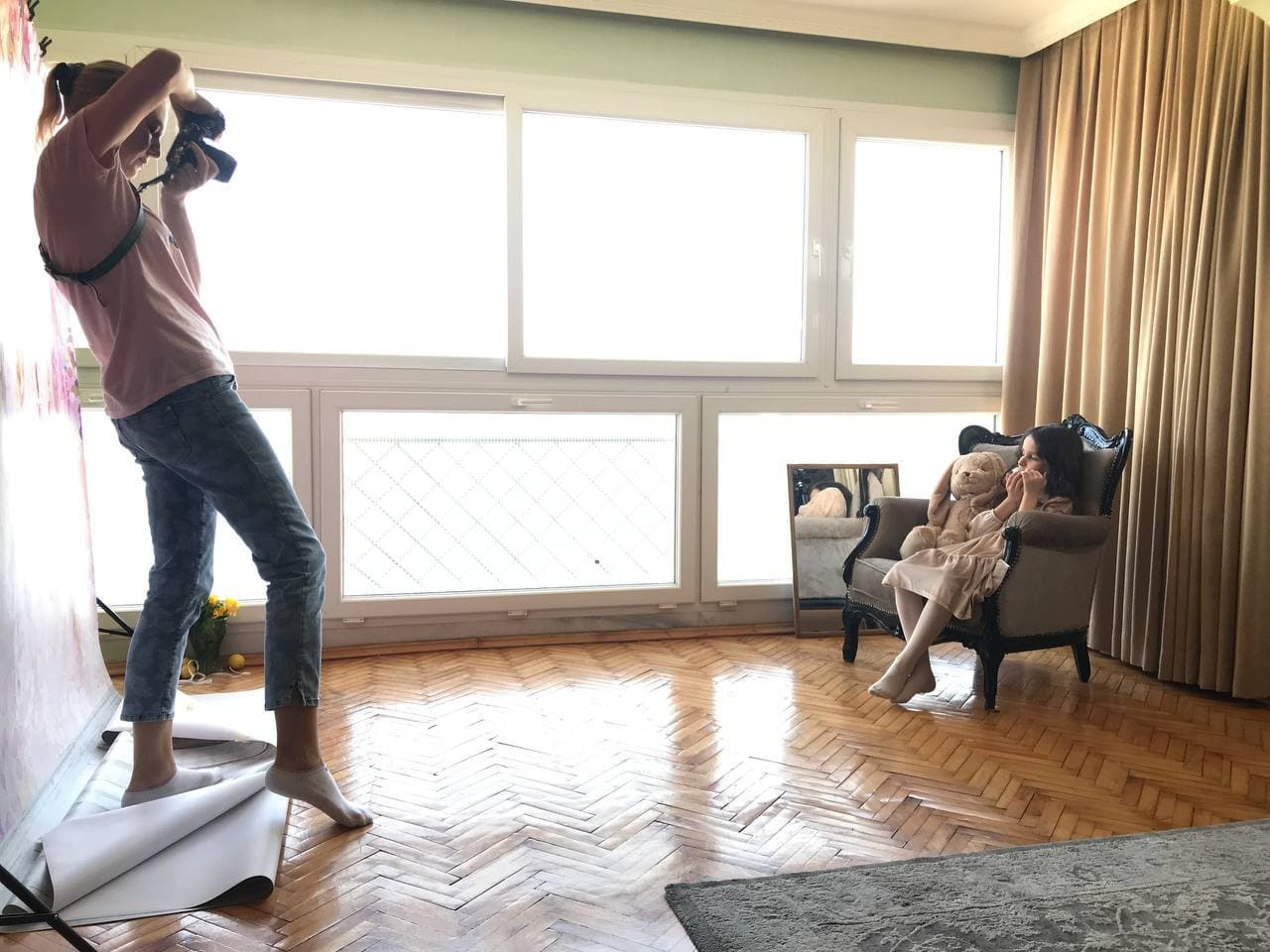 Backstage. Professional family and children’s photographer in Izmir Irina Eron