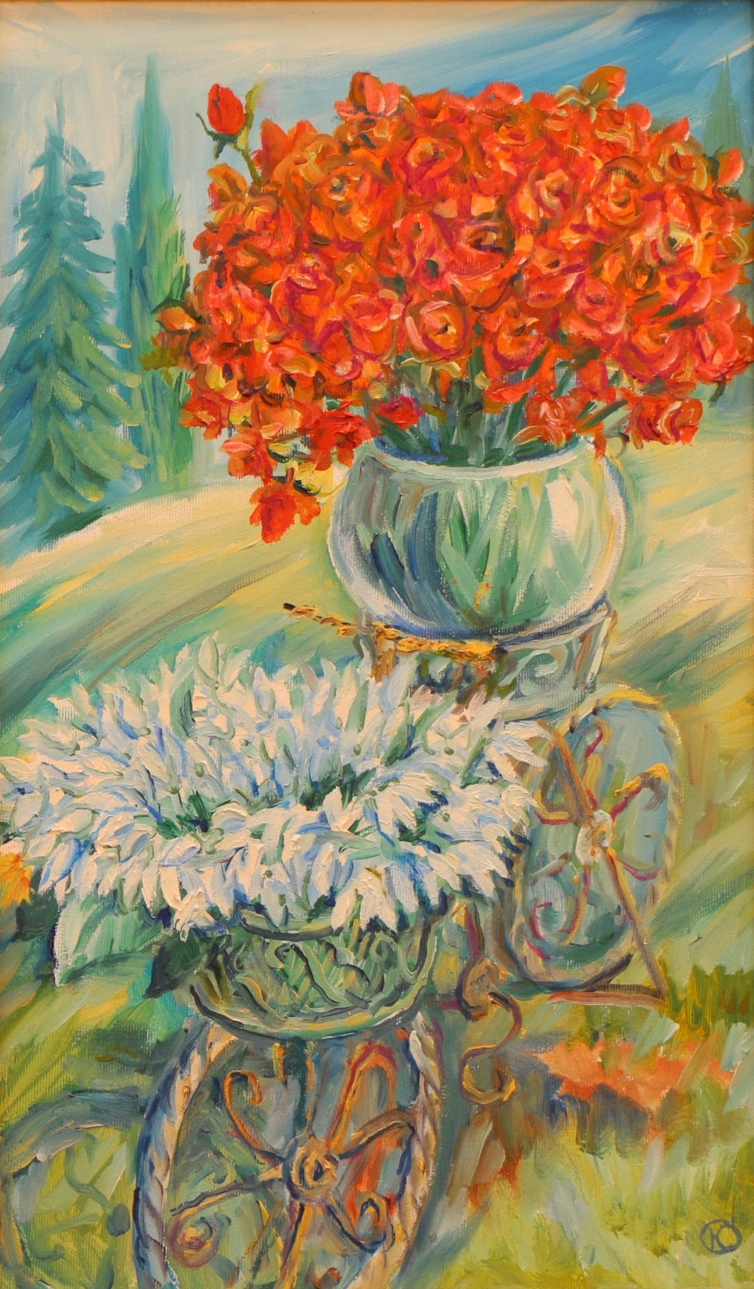 Цветы. Продажа картин маслом на холсте в г. Ялта