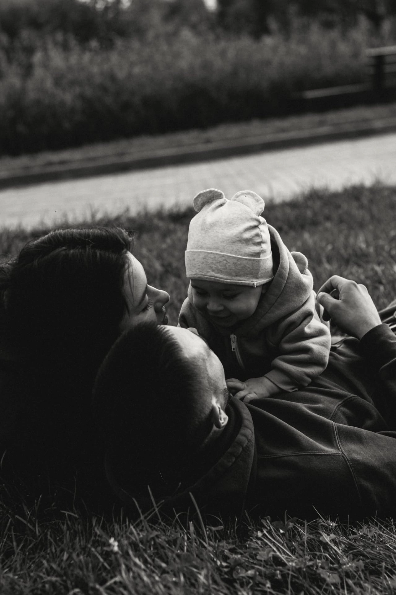 Анечка с папой и мамой. Семейный фотограф Полина Легачева