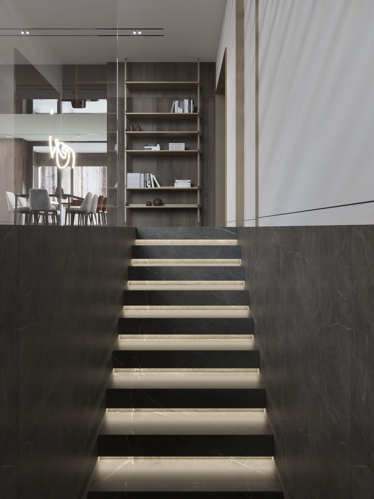 ЗАГОРОДНЫЙ ДОМ RUS / коттедж, 433 м². Rezells Architects — студия дизайна жилых и коммерческих интерьеров