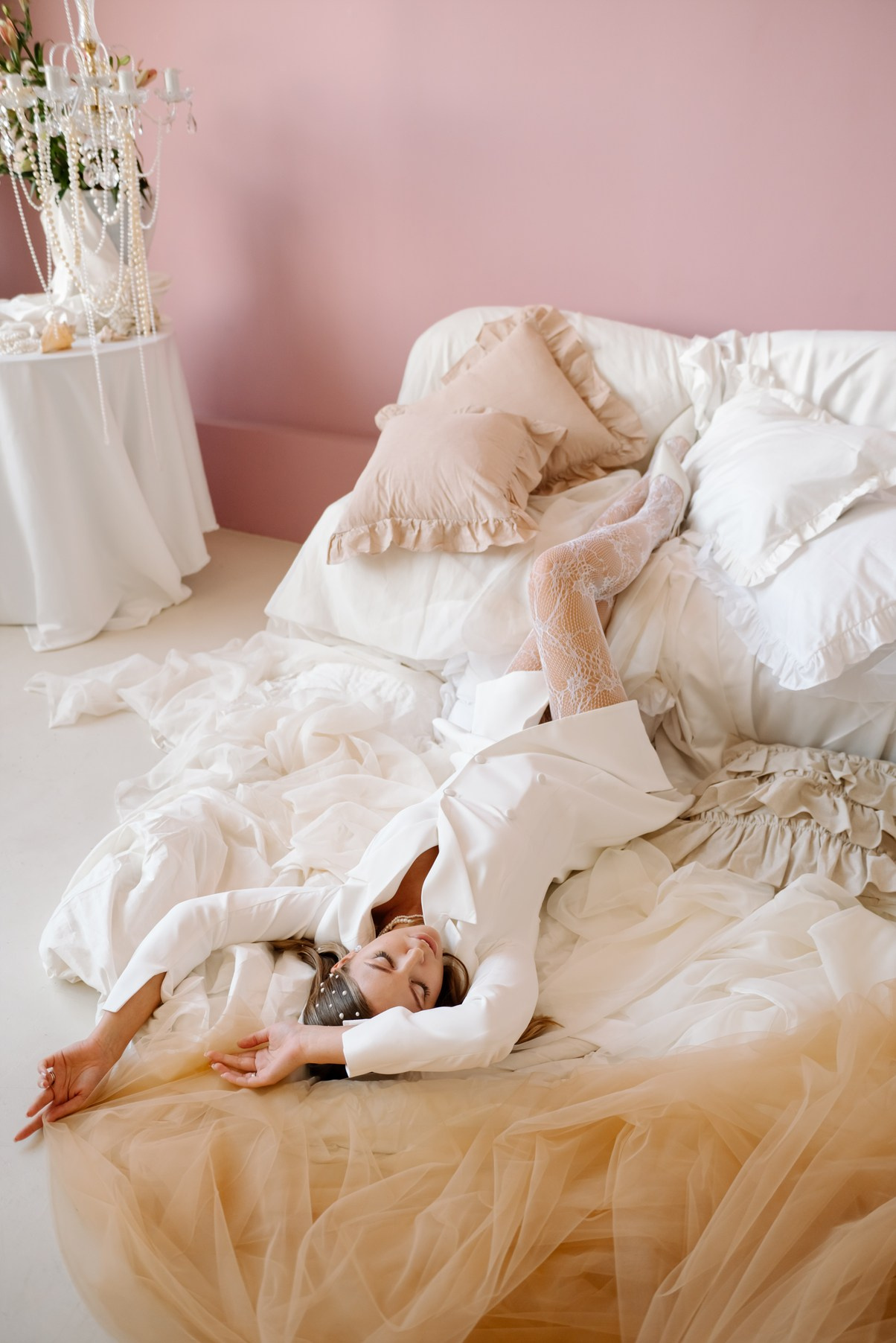 С цветами и жемчугом. Свадебный и сеейный фотограф в Санкт-Петербурге Елена Худякова