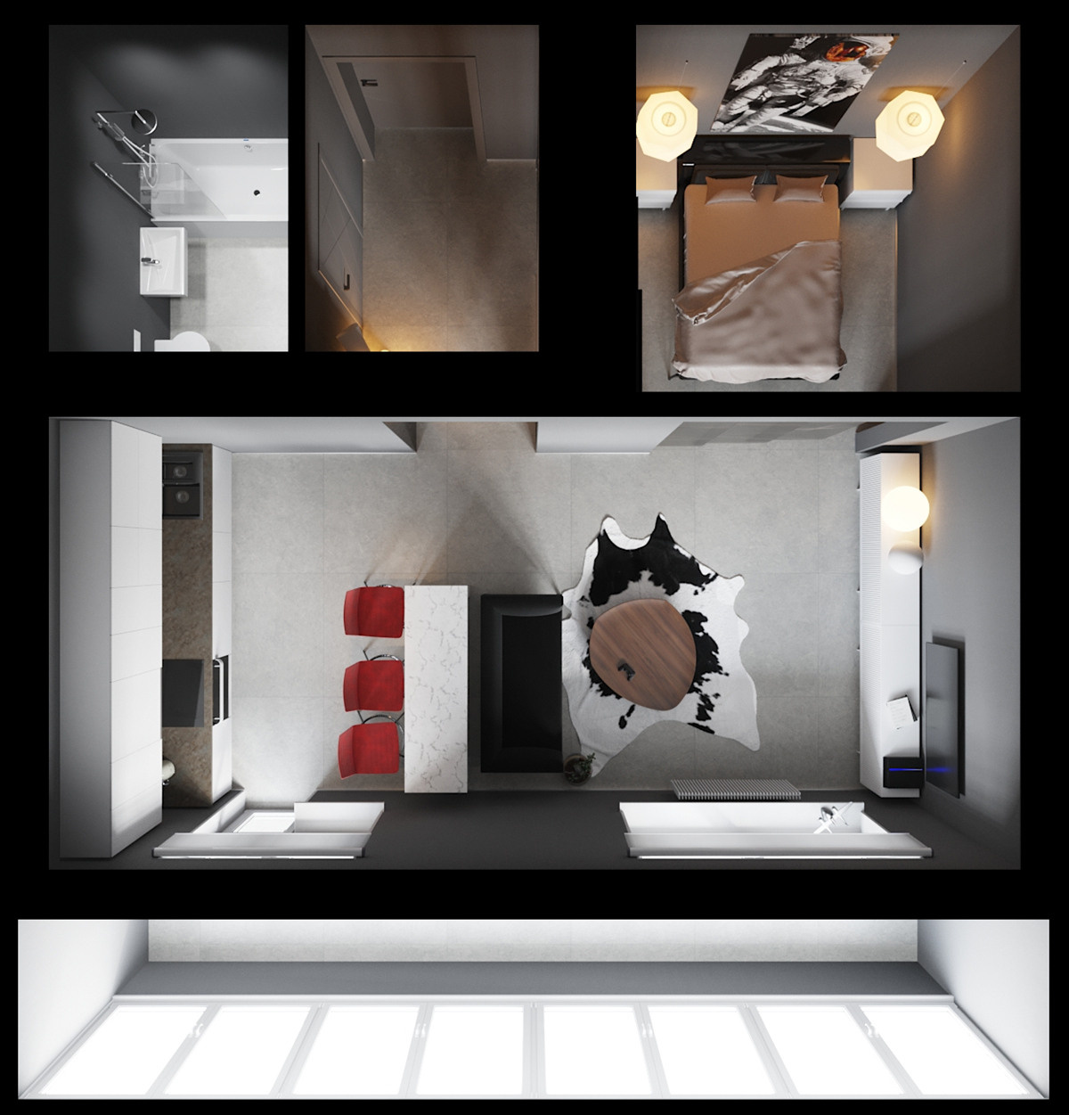 OPEN SPACE. Interior designer Nataliia Iksanova