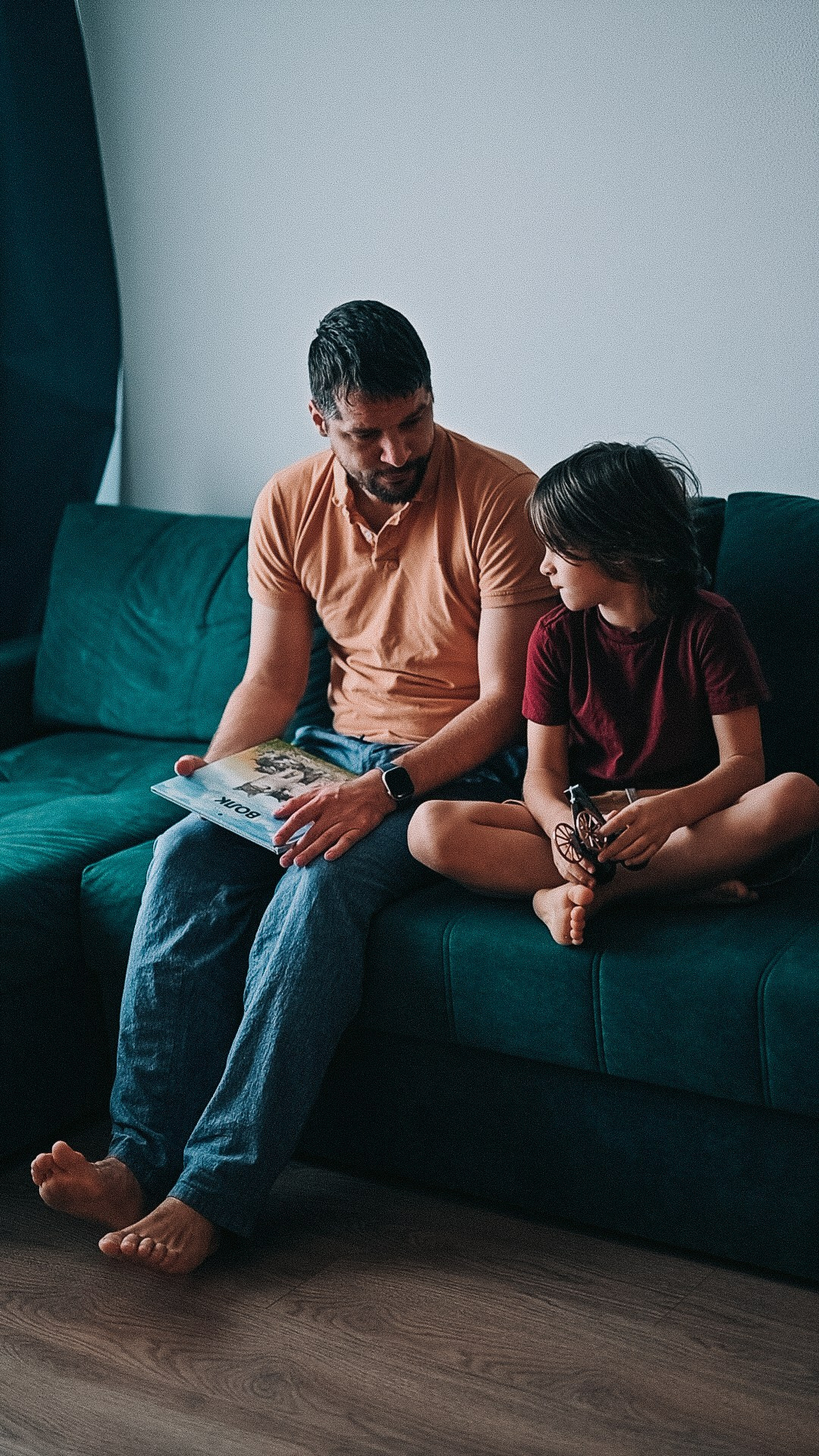 Семейное утро. Ксения, Михаил, Элиза, Даниэль. Семейный фотограф в Москве Дарья Пузикова