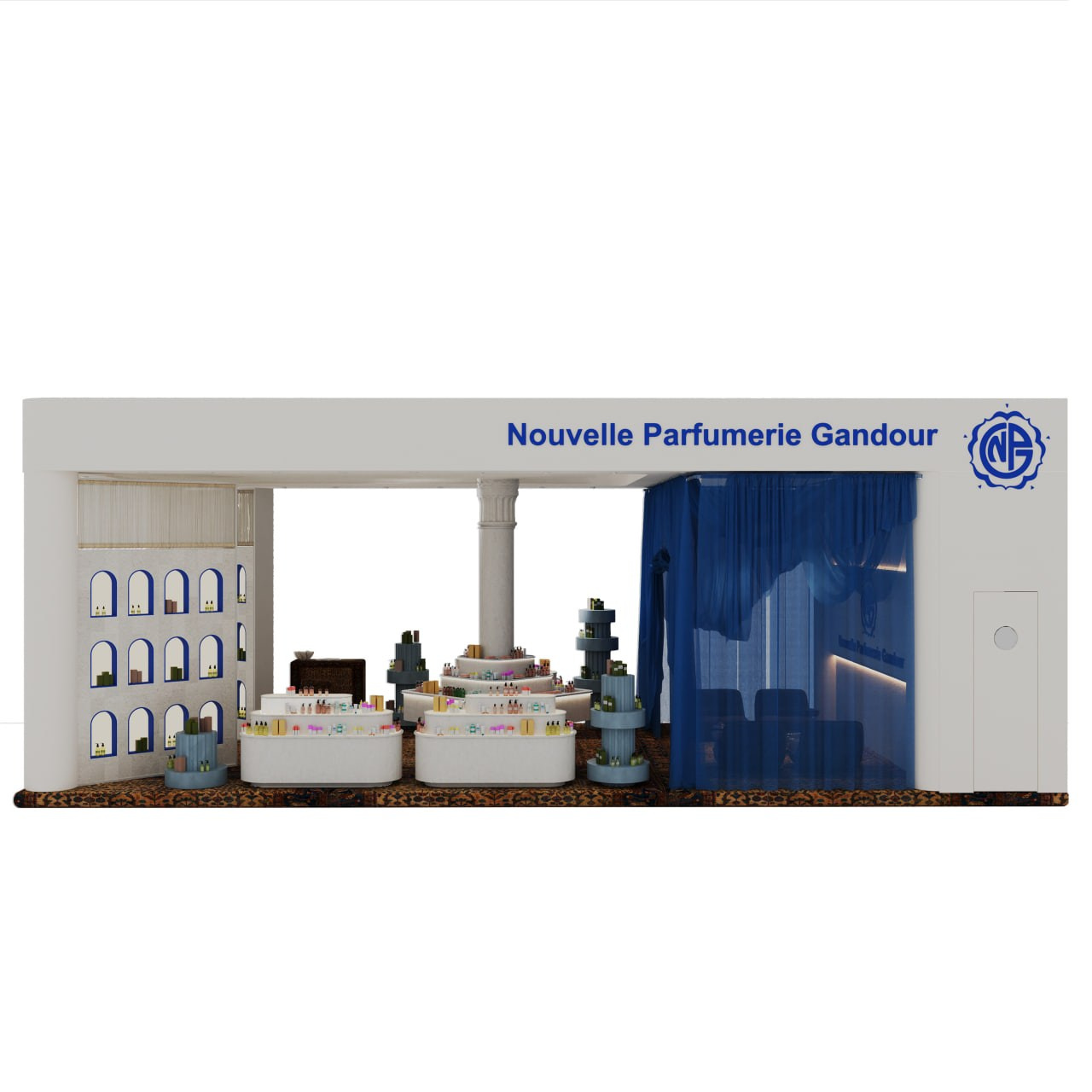 Стенд Dubai BeautyWorld. Дизайнер интерьера в Москве Екатерина Шаймердинова