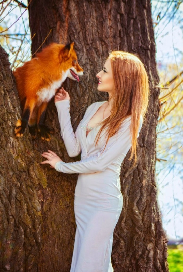 С животными. Фотограф Светлана