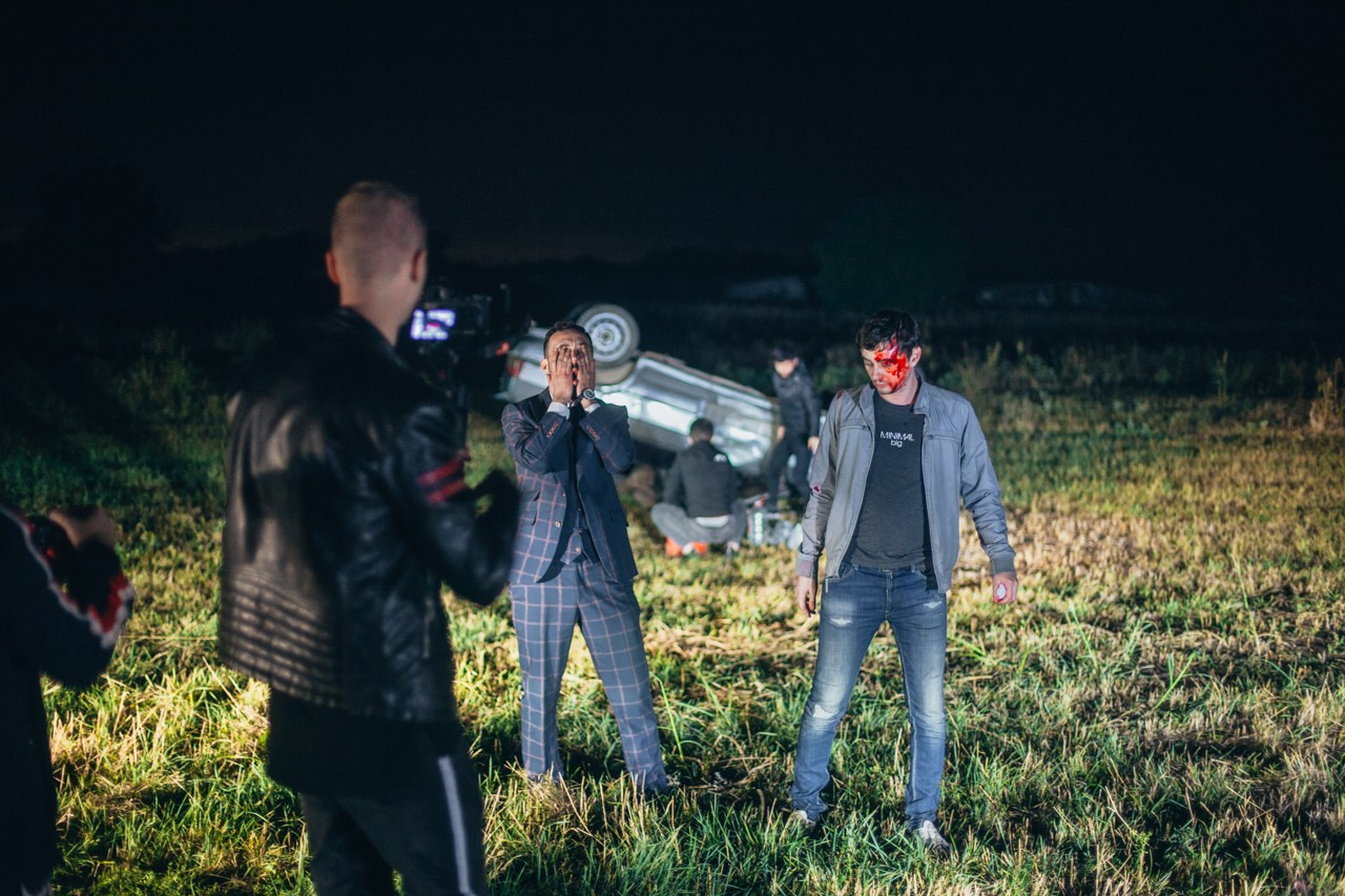 Бэкстейдж съемка рекламы. Фотограф Денис Денисов