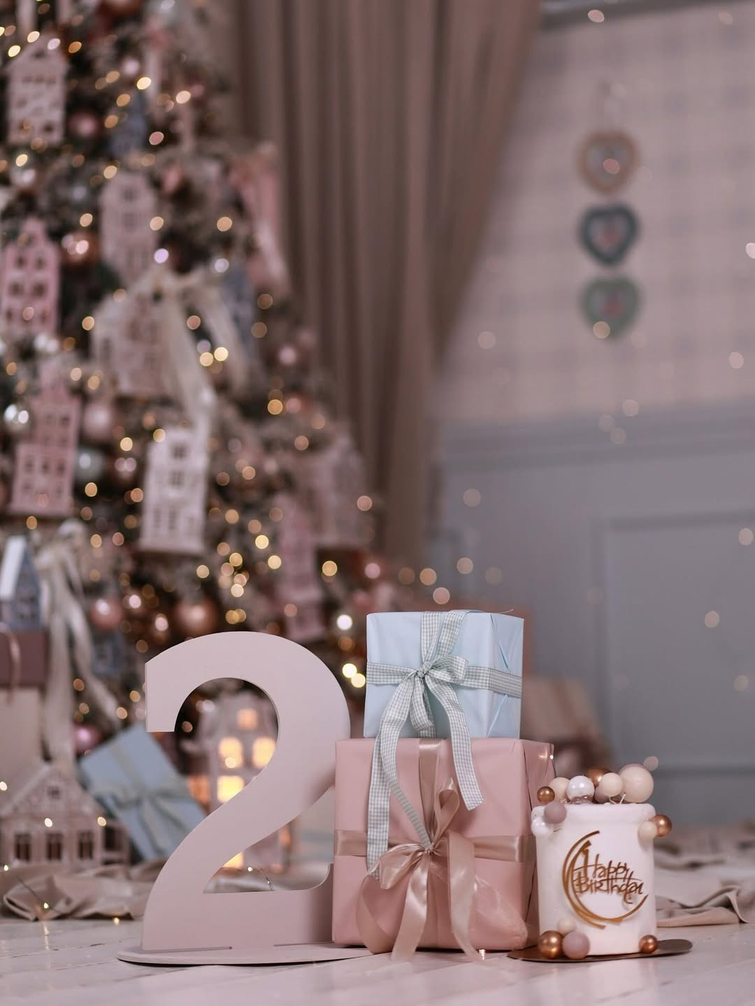 Новогодние декорации сказочной фотостудии «Alice», город Краснодар. Семейный и детский фотограф в Краснодаре Анна Трашкова