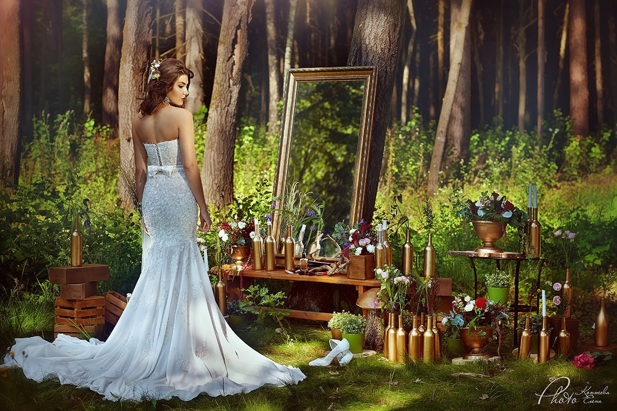 Примеры свадебных платьев. Модельер Евгений Бременев