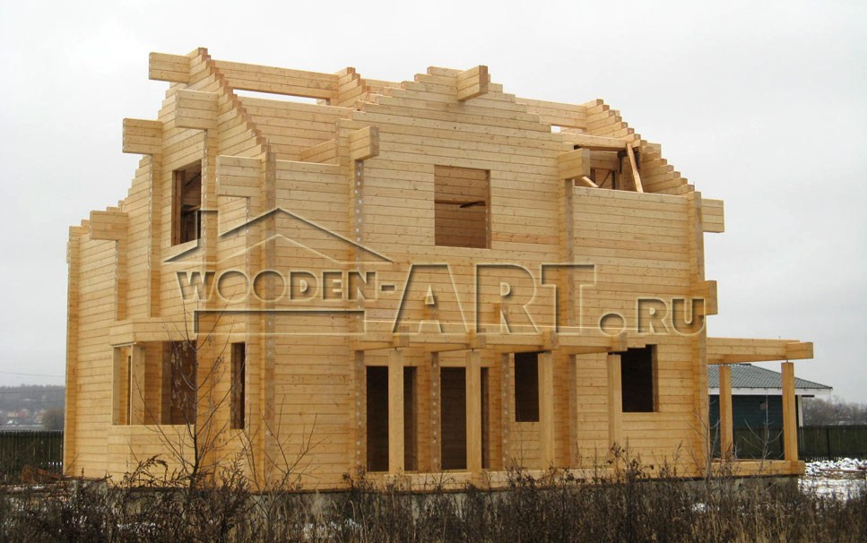 «Рыбушкино» 249 кв. м. Проекты деревянных домов