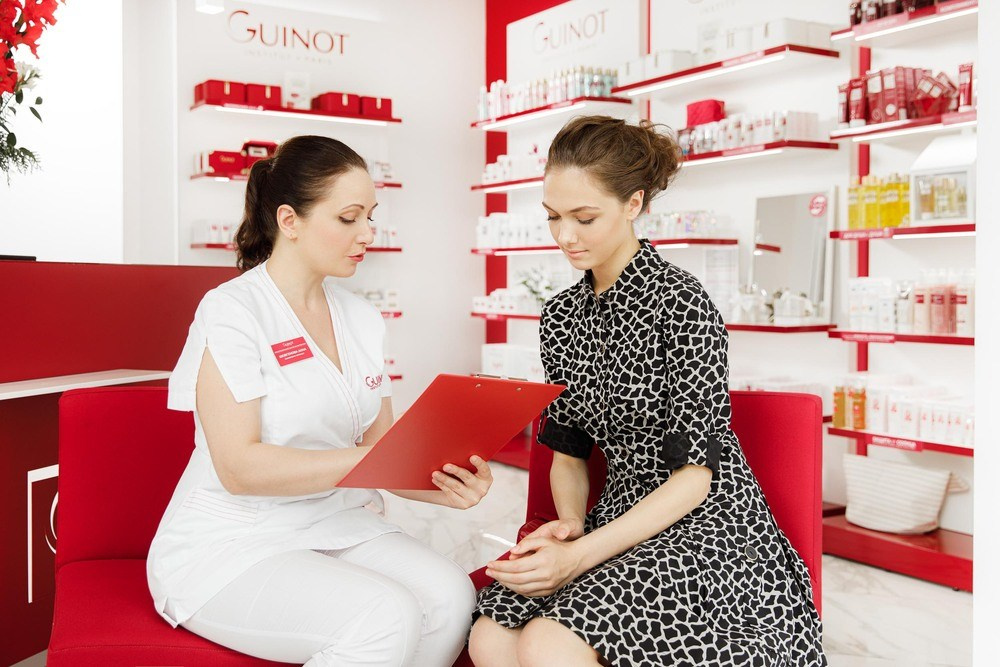 Комплексная съёмка для центра косметологии Guinot