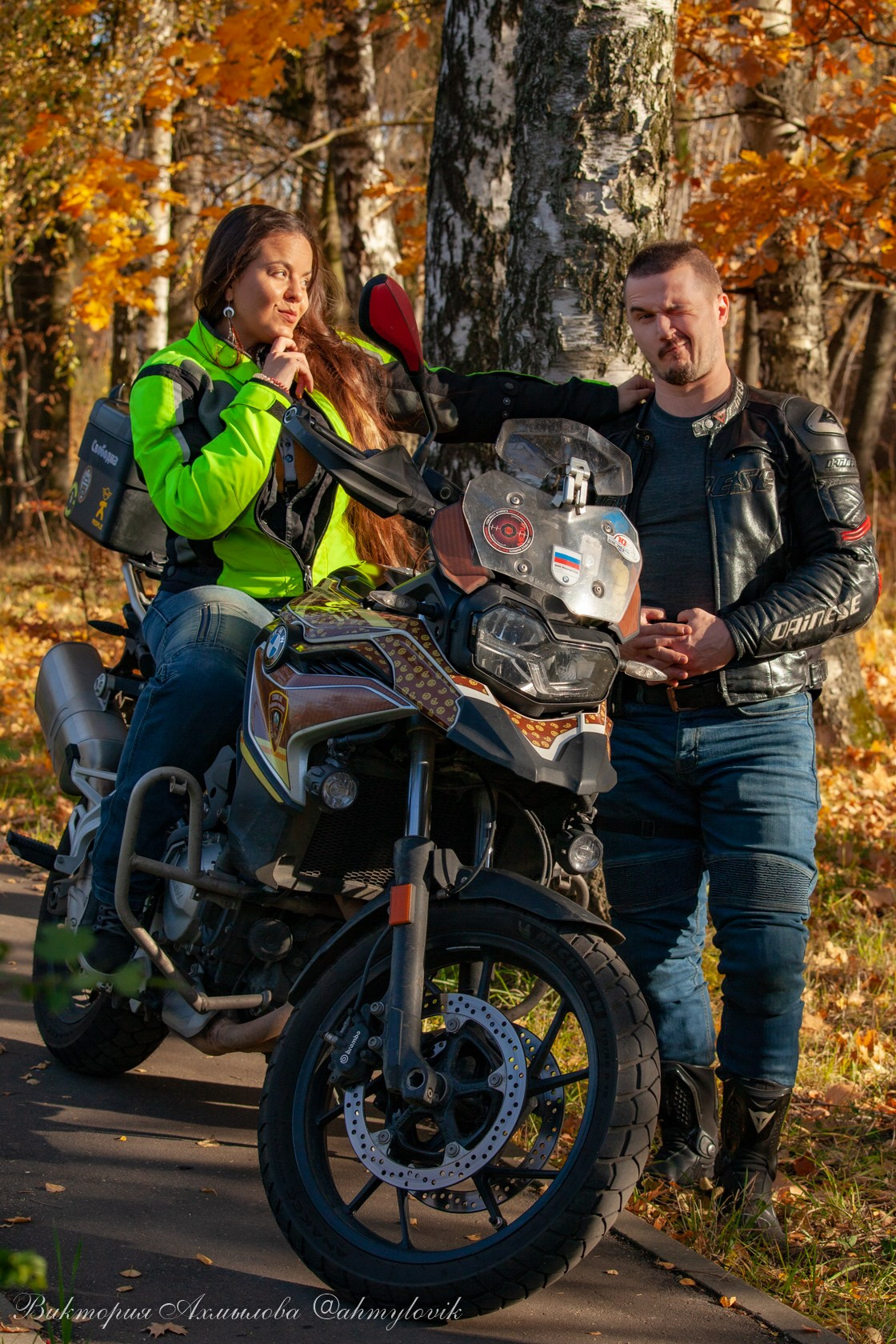 Маша Печенька (BMW GS1200). Виктория Ахмылова. Фотограф в Москве