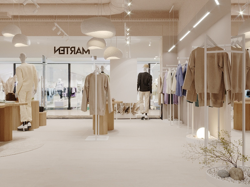 Магазины MARTEN WEAR. АСТАХОВА DESIGN дизайн интерьера +7 985 220 6109