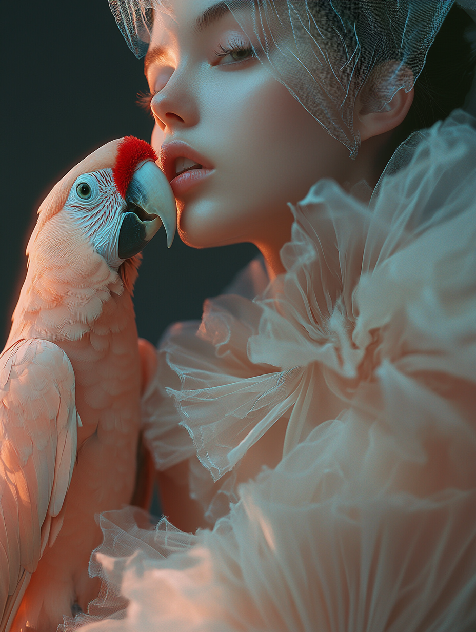 Птицы. AI художник и фотограф Ольга Косина