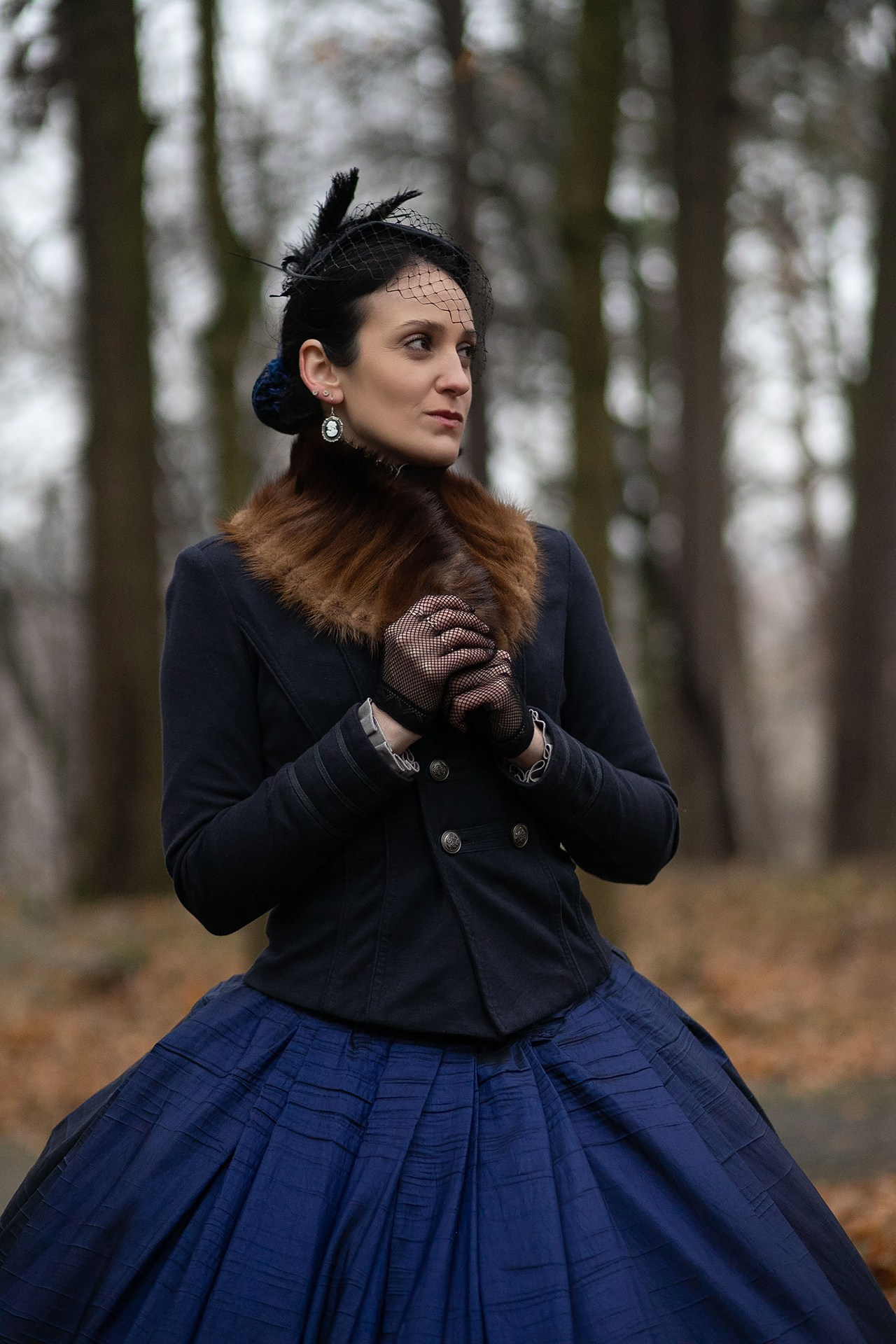 Мария. Прогулка. Художественная винтажная фотография