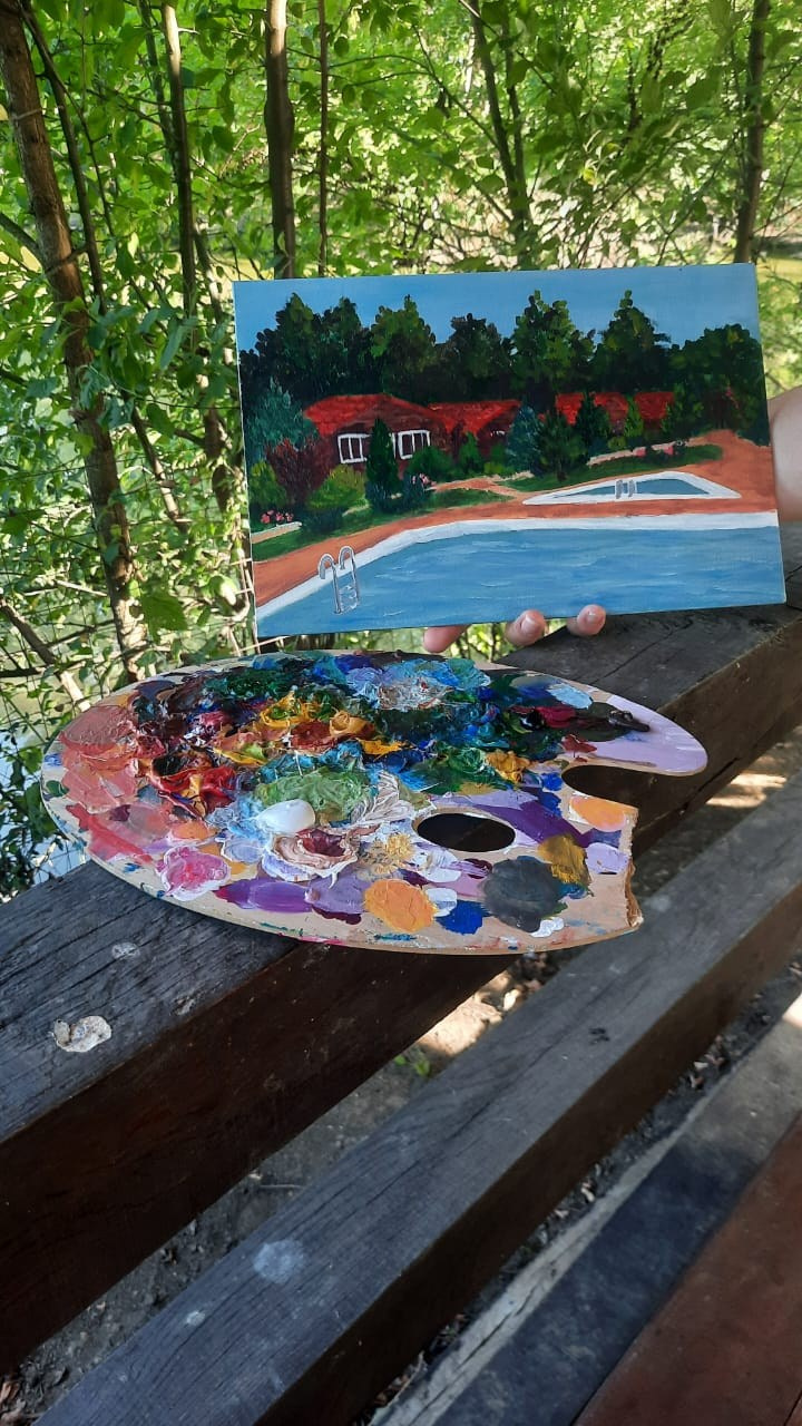 картина термальный источник Золотой ключик