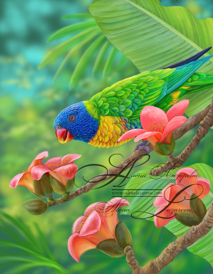 Иллюстрации Алёны Лазаревой. Раскраски Алёны Лазаревой