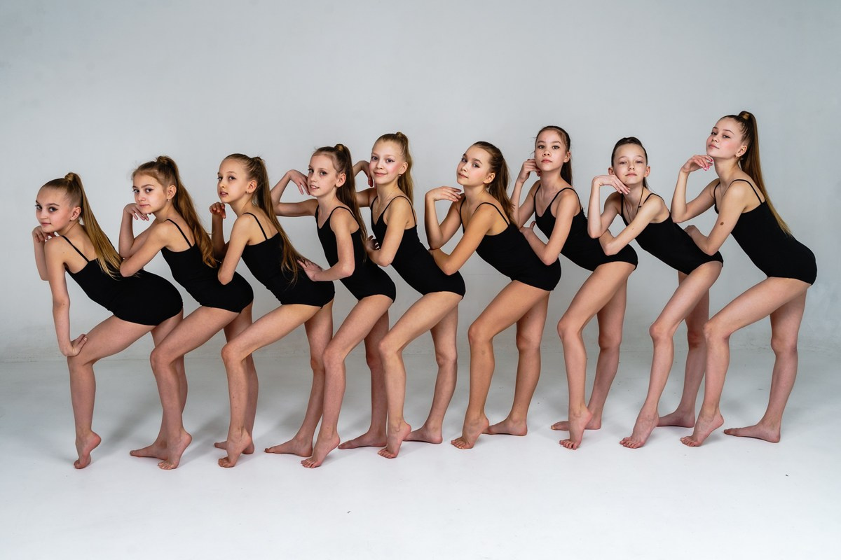 Студийная съемка эстетической гимнастики. Репортажный и семейный фотограф в Санкт-Петербурге Тарас Марченко