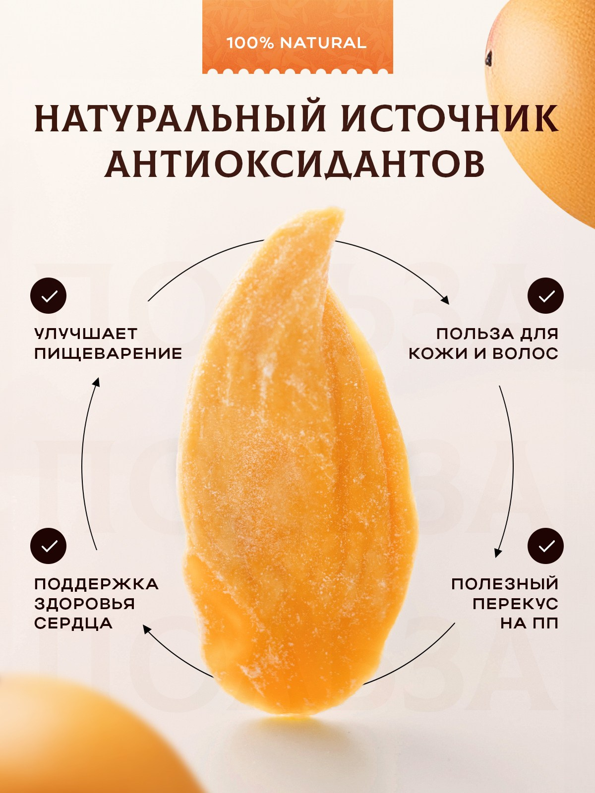 Манго сушеное. Разработка фирменного стиля, брендбука, логотипа (логобука), инфографика для маркетплейсов, Новосибирск