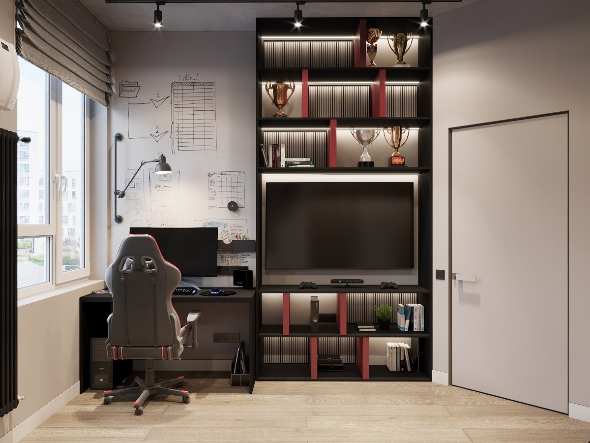 ЖК Первый квартал. Квартира с террасой. АСТАХОВА DESIGN дизайн интерьера +7 985 220 6109