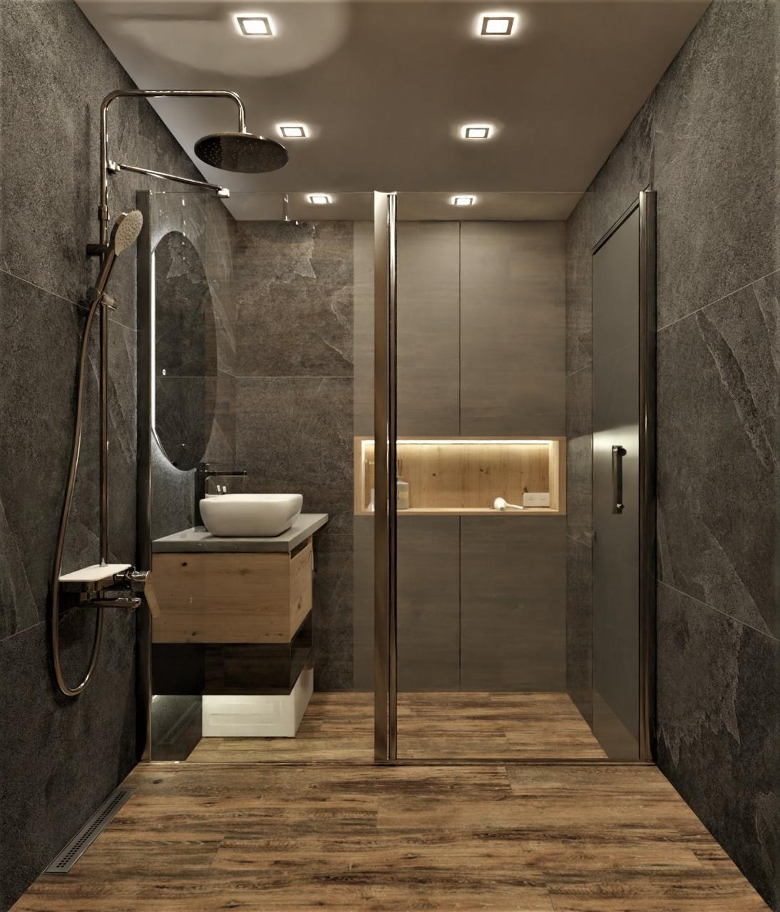 Примеры работ по дизайну ванных нашей студии. Дизайн-интерьера