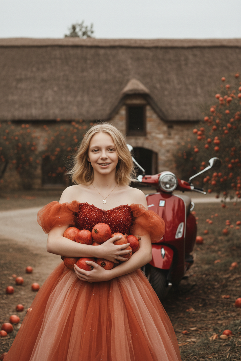 В гранатовом саду. Шаблоны и дизайны выпускных альбомов и фотокниг