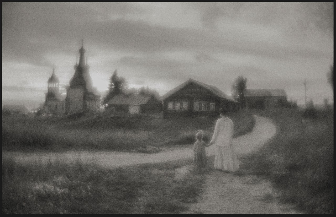 Пейзаж Русский Север Кимжа Пикториализм Монокль  Тумбинский Landscape Russian North Kimzha Pictorialism Monolens Tumbinskiy