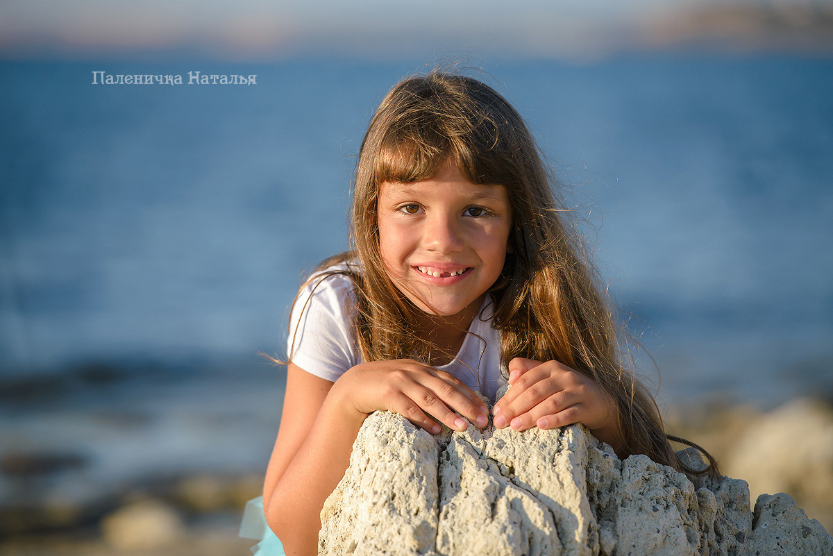 Детский фотограф Севастополь. Крупный портрет девочки