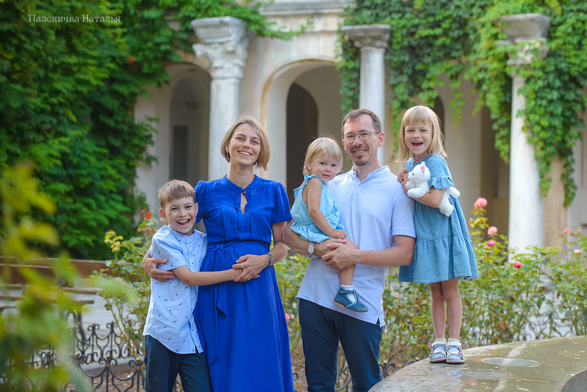 Семейный фотограф Севастополь.  Фотосессия для многодетной семьи